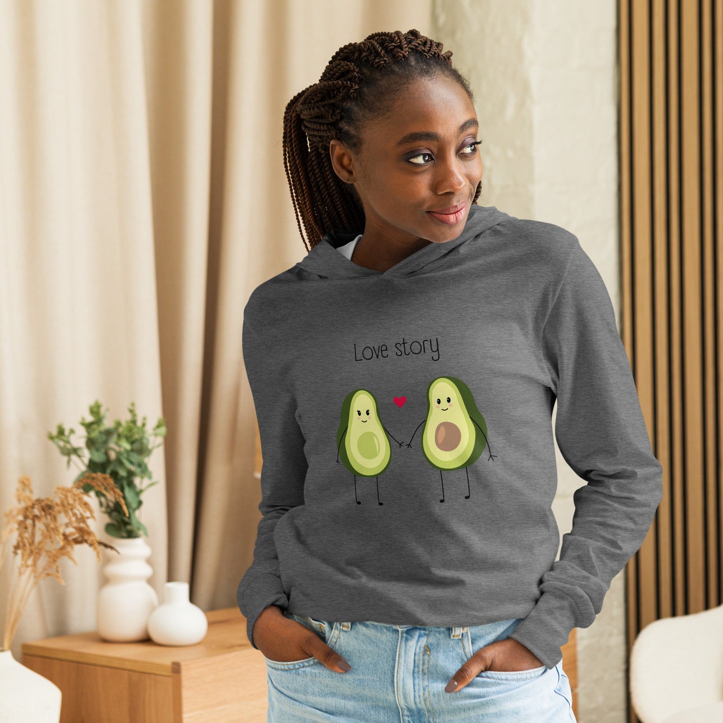 Haut manches longues unisexe - Avocado Couple