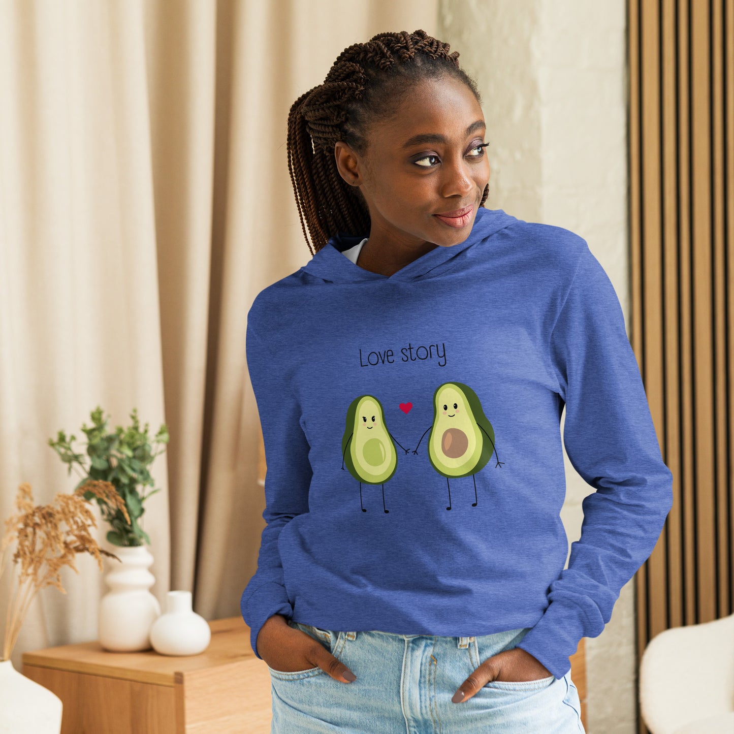 Haut manches longues unisexe - Avocado Couple