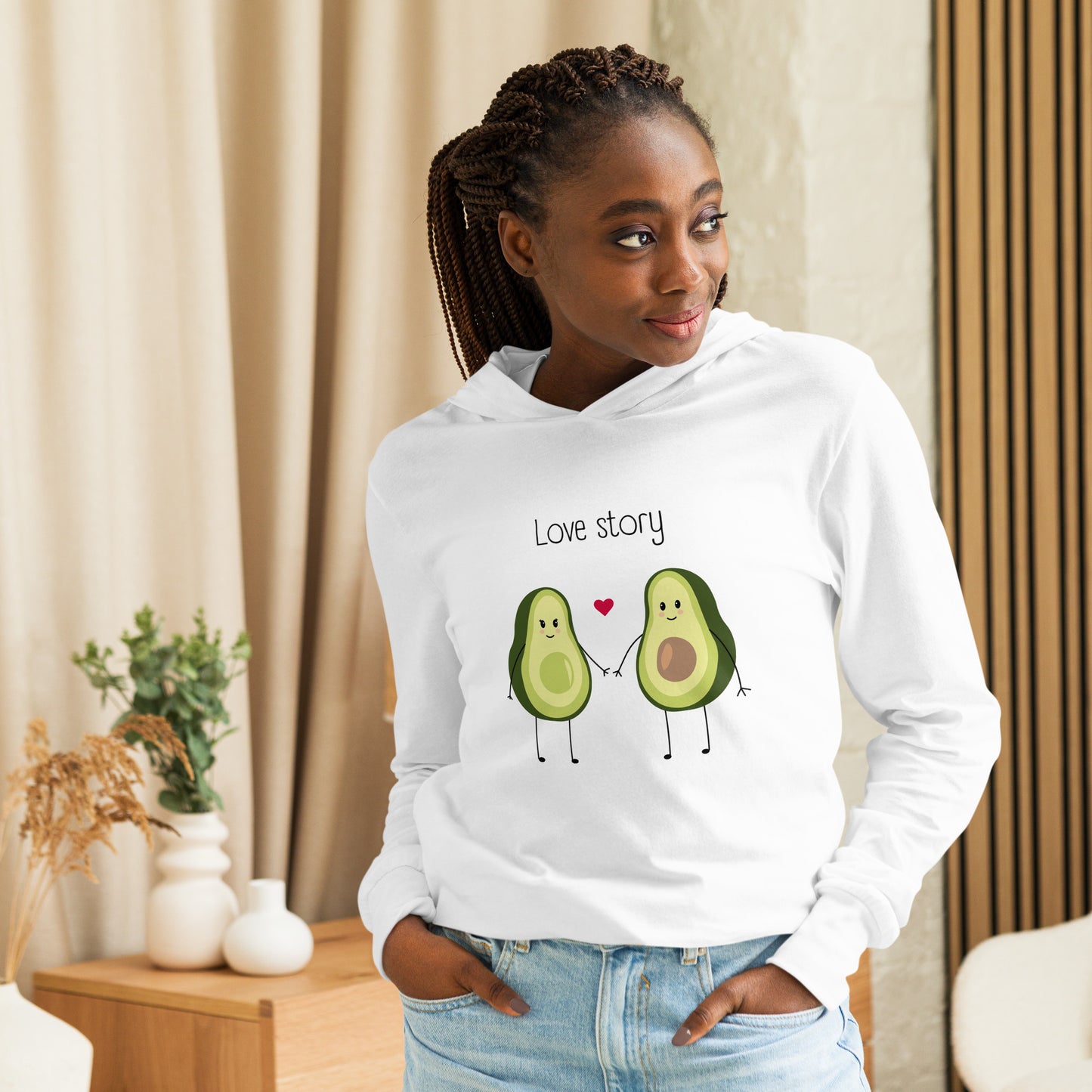 Haut manches longues unisexe - Avocado Couple