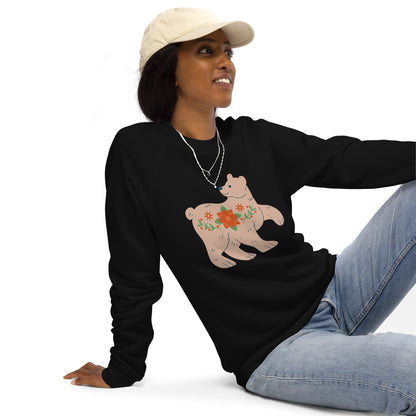 Sweatshirt écologique raglan unisexe - Biche De Noël