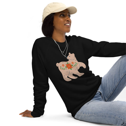 Sweatshirt écologique raglan unisexe - Biche De Noël
