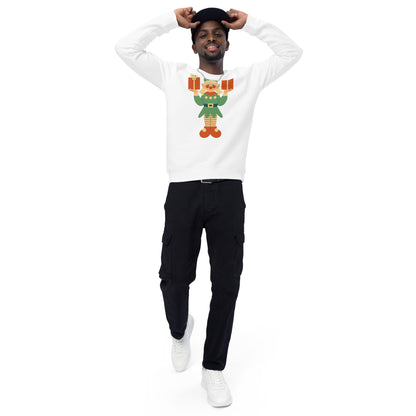 Sweatshirt écologique raglan unisexe - Lutin De Noël