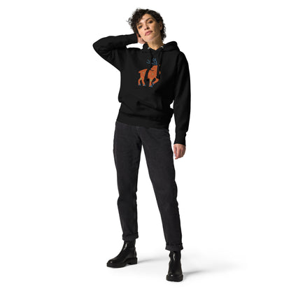 Sweat à Capuche Unisexe - Cerf De Noël