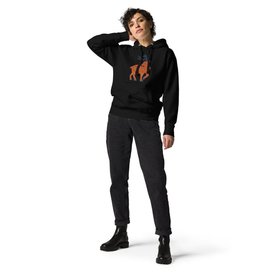 Sweat à Capuche Unisexe - Cerf De Noël