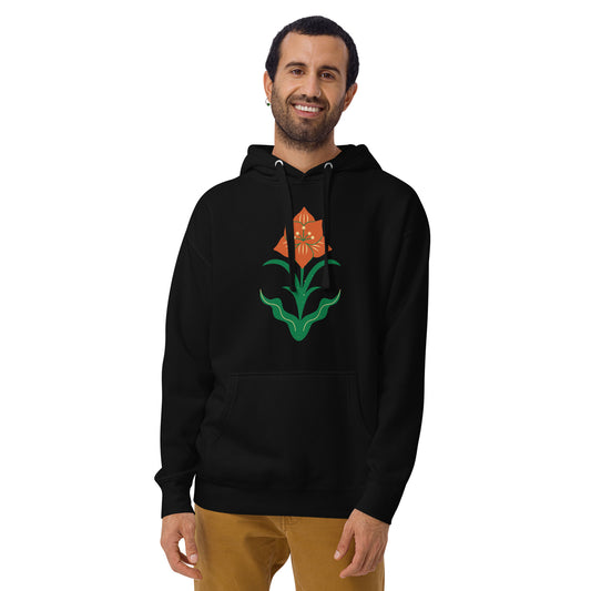 Sweat à Capuche Unisexe - Fleur