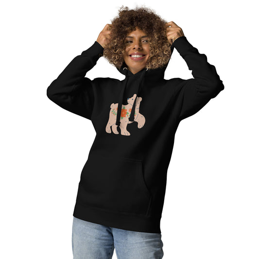Sweat à Capuche Unisexe - Biche De Noël