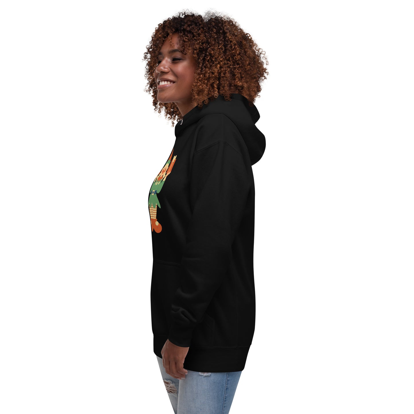 Sweat à Capuche Unisexe - Lutin De Noël