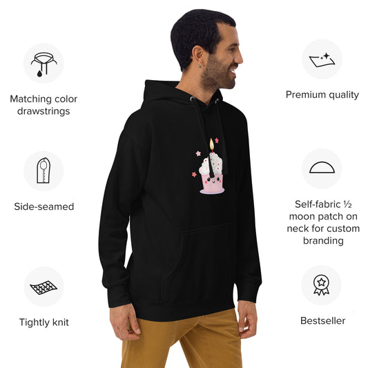 Sweat à Capuche Unisexe - CupCake Licorne
