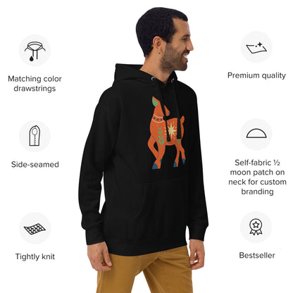 Sweat à Capuche Unisexe - Cerf