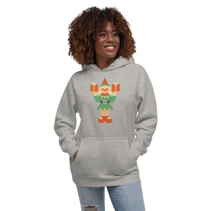 Sweat à Capuche Unisexe - Lutin De Noël