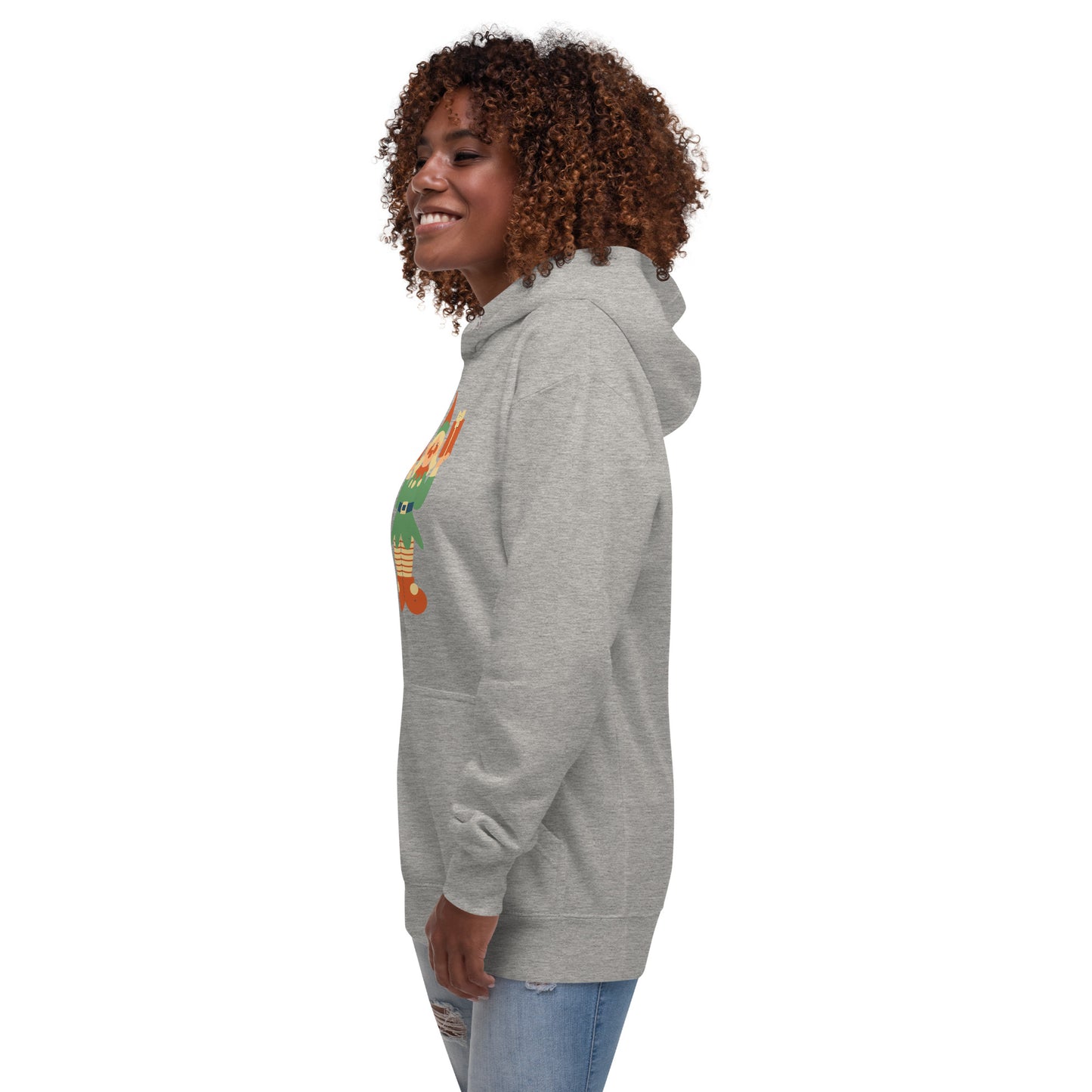 Sweat à Capuche Unisexe - Lutin De Noël