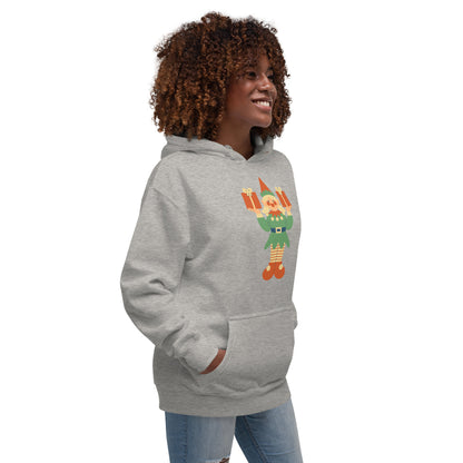 Sweat à Capuche Unisexe - Lutin De Noël