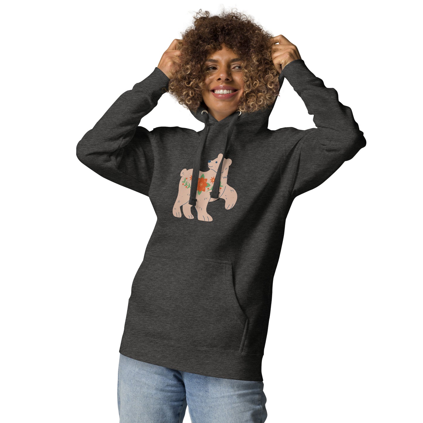 Sweat à Capuche Unisexe - Biche De Noël