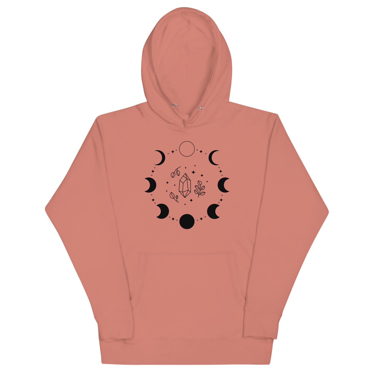 Sweat à Capuche Unisexe - Cycle de Lune