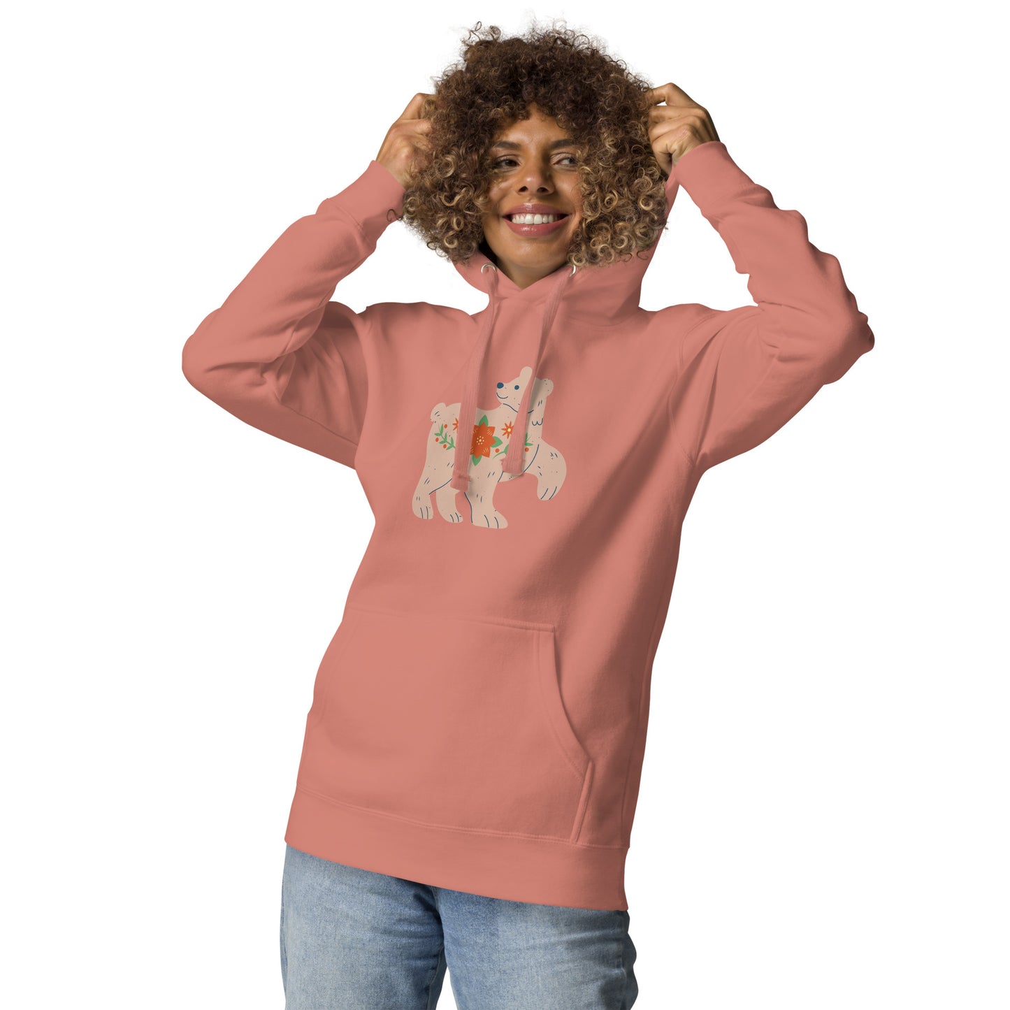 Sweat à Capuche Unisexe - Biche De Noël