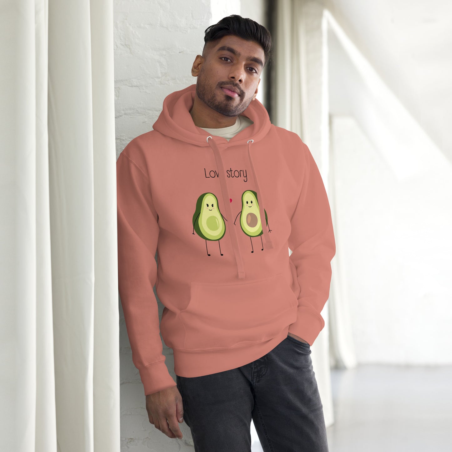 Sweat à Capuche Unisexe - Avocado Couple