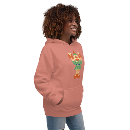 Sweat à Capuche Unisexe - Lutin De Noël