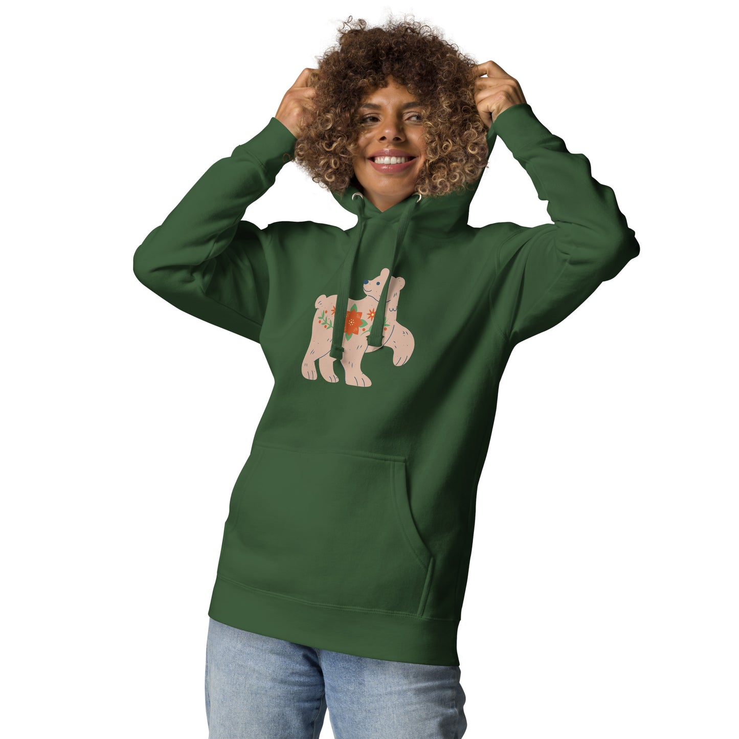 Sweat à Capuche Unisexe - Biche De Noël