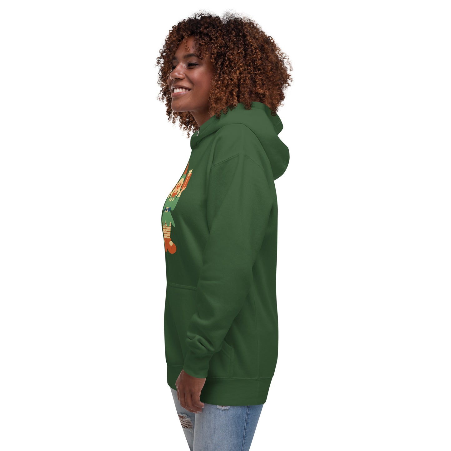 Sweat à Capuche Unisexe - Lutin De Noël