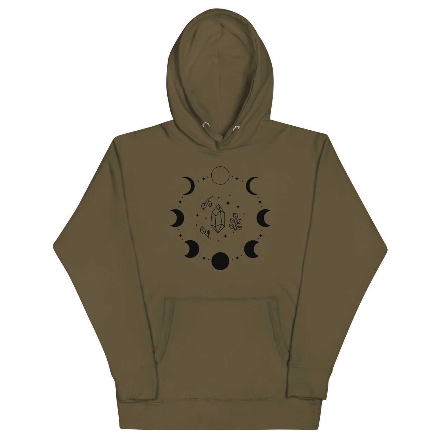 Sweat à Capuche Unisexe - Cycle de Lune