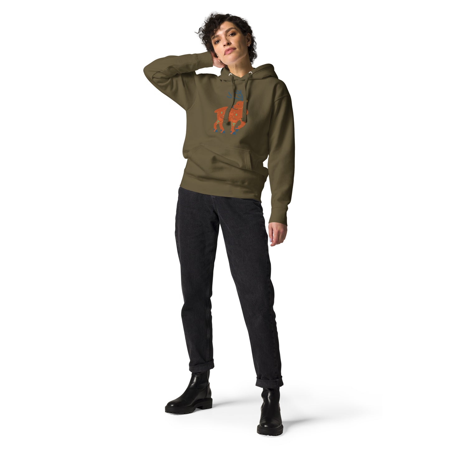 Sweat à Capuche Unisexe - Cerf De Noël