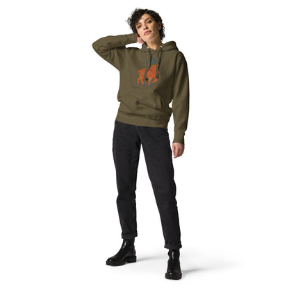 Sweat à Capuche Unisexe - Cerf De Noël