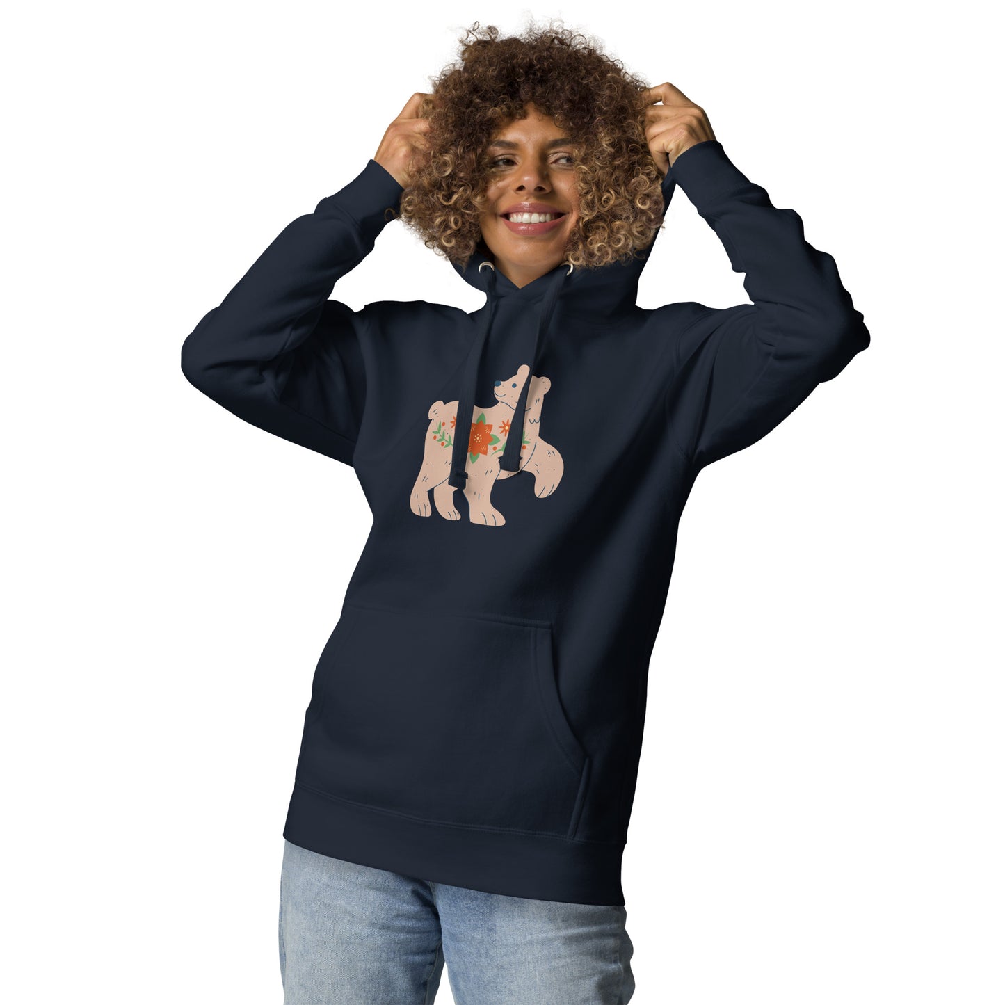 Sweat à Capuche Unisexe - Biche De Noël