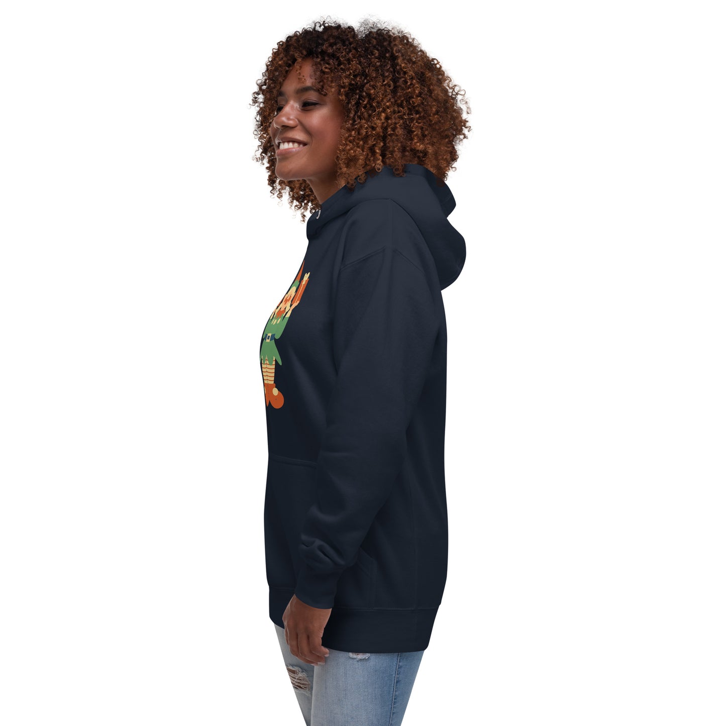 Sweat à Capuche Unisexe - Lutin De Noël