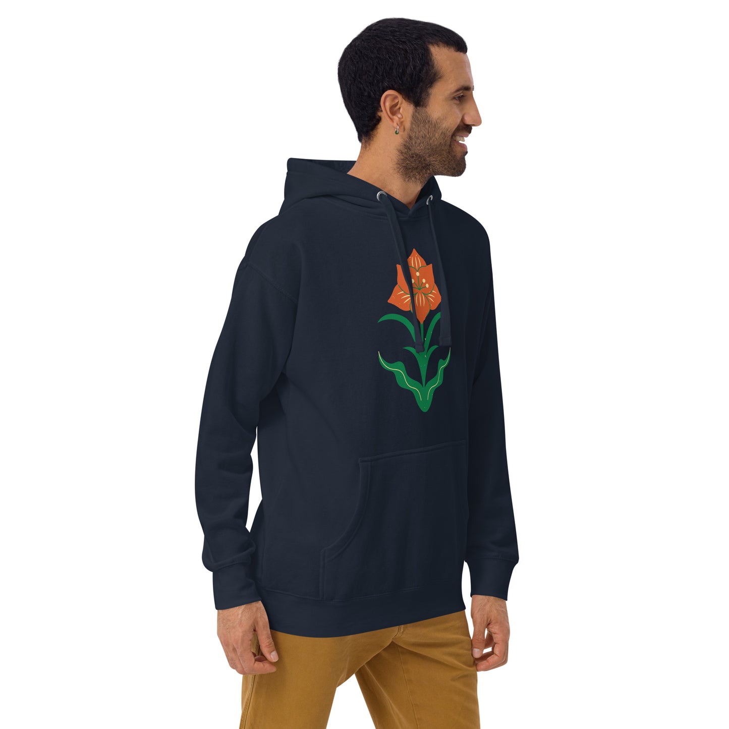 Sweat à Capuche Unisexe - Fleur