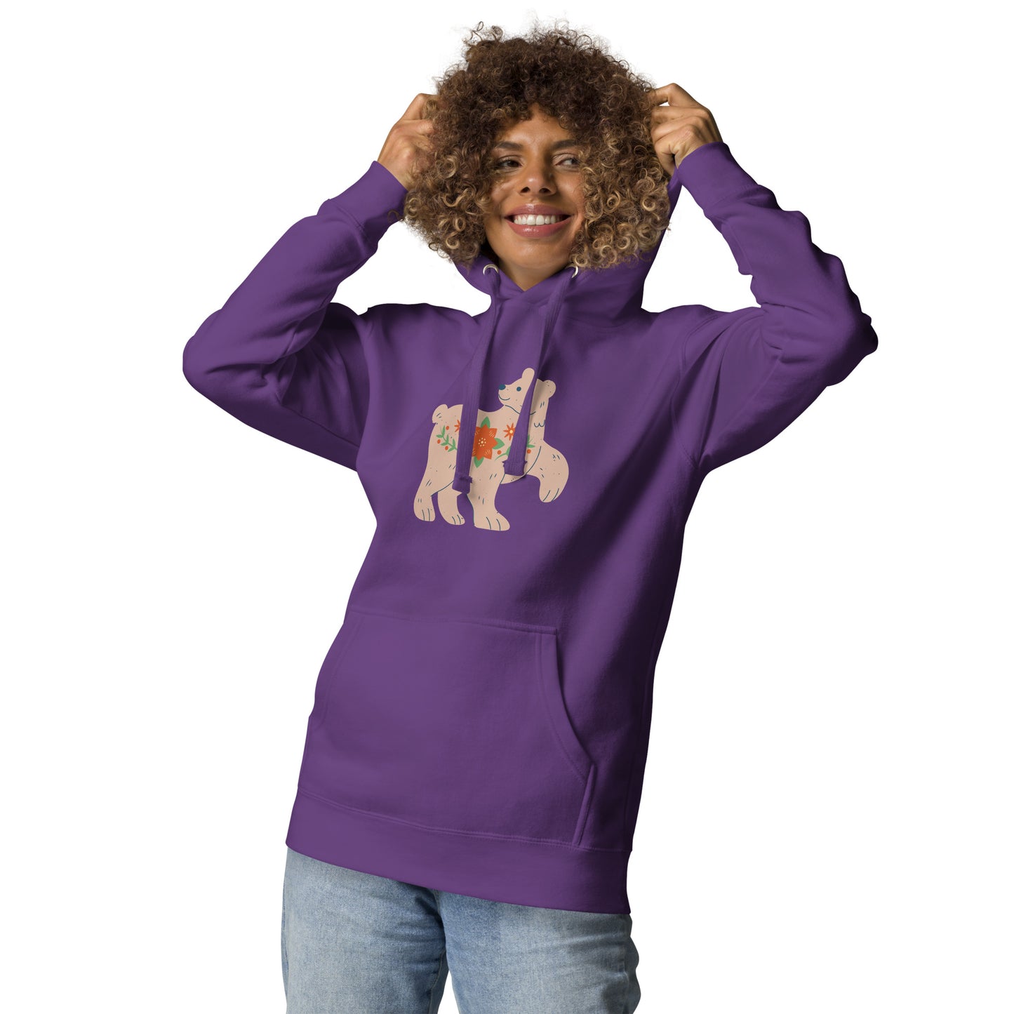 Sweat à Capuche Unisexe - Biche De Noël
