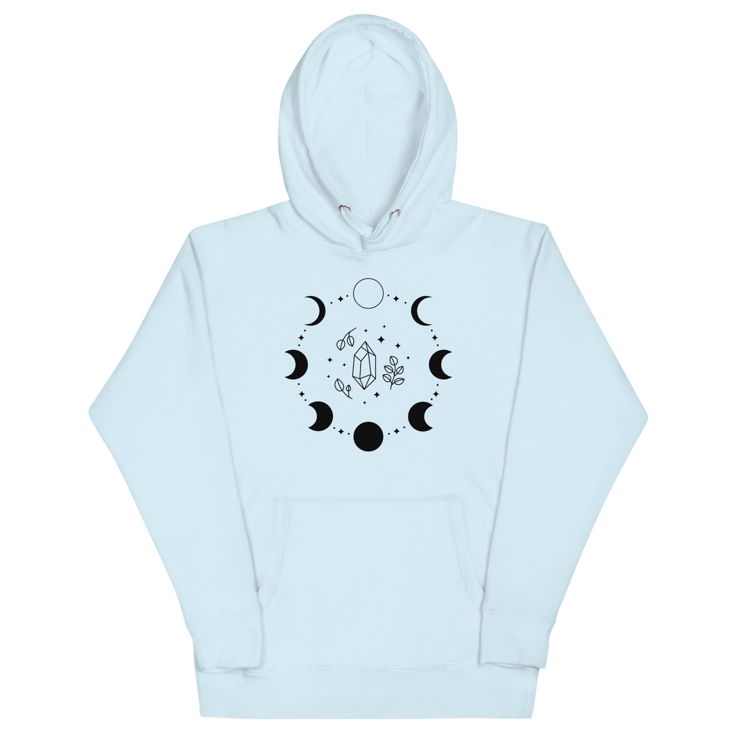 Sweat à Capuche Unisexe - Cycle de Lune