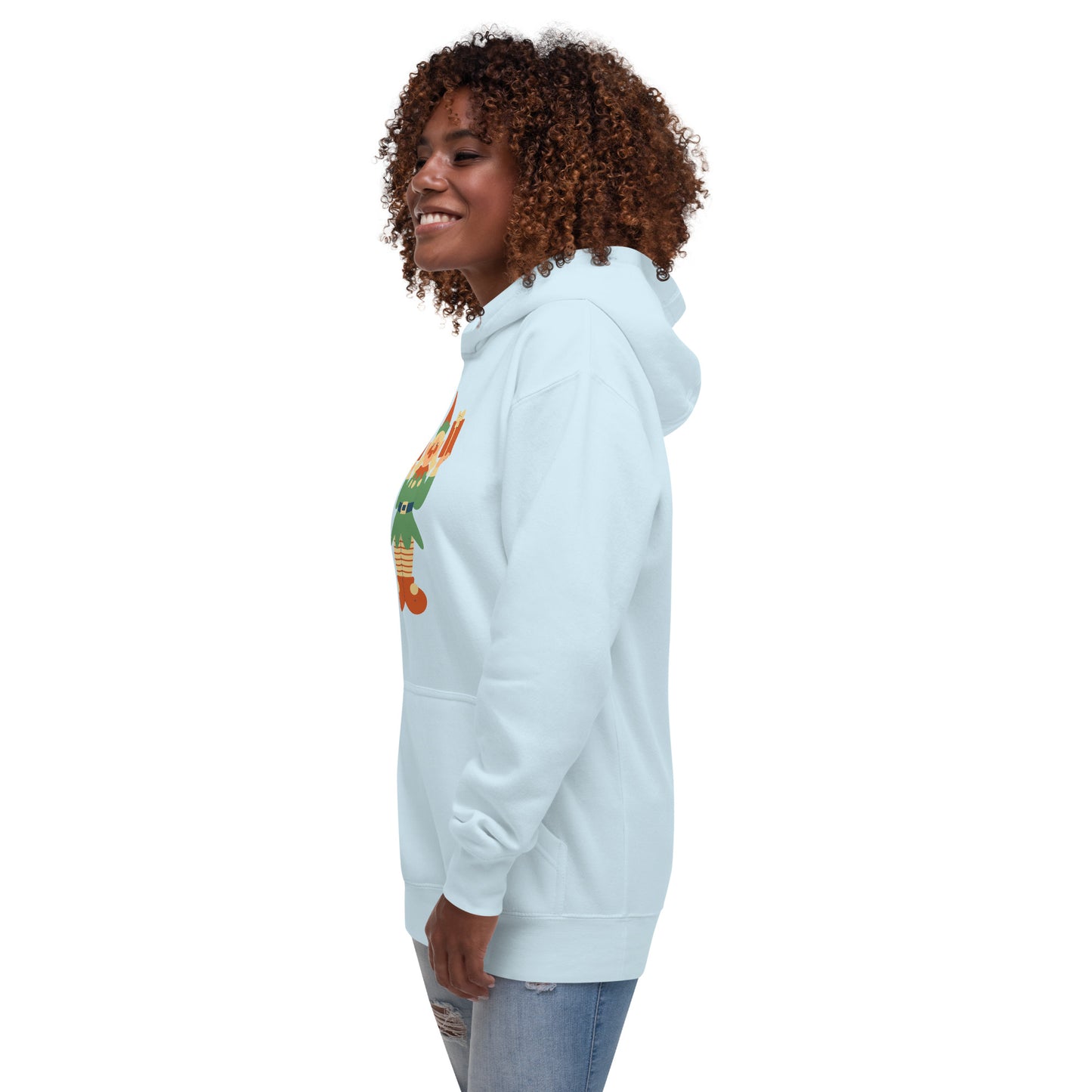 Sweat à Capuche Unisexe - Lutin De Noël