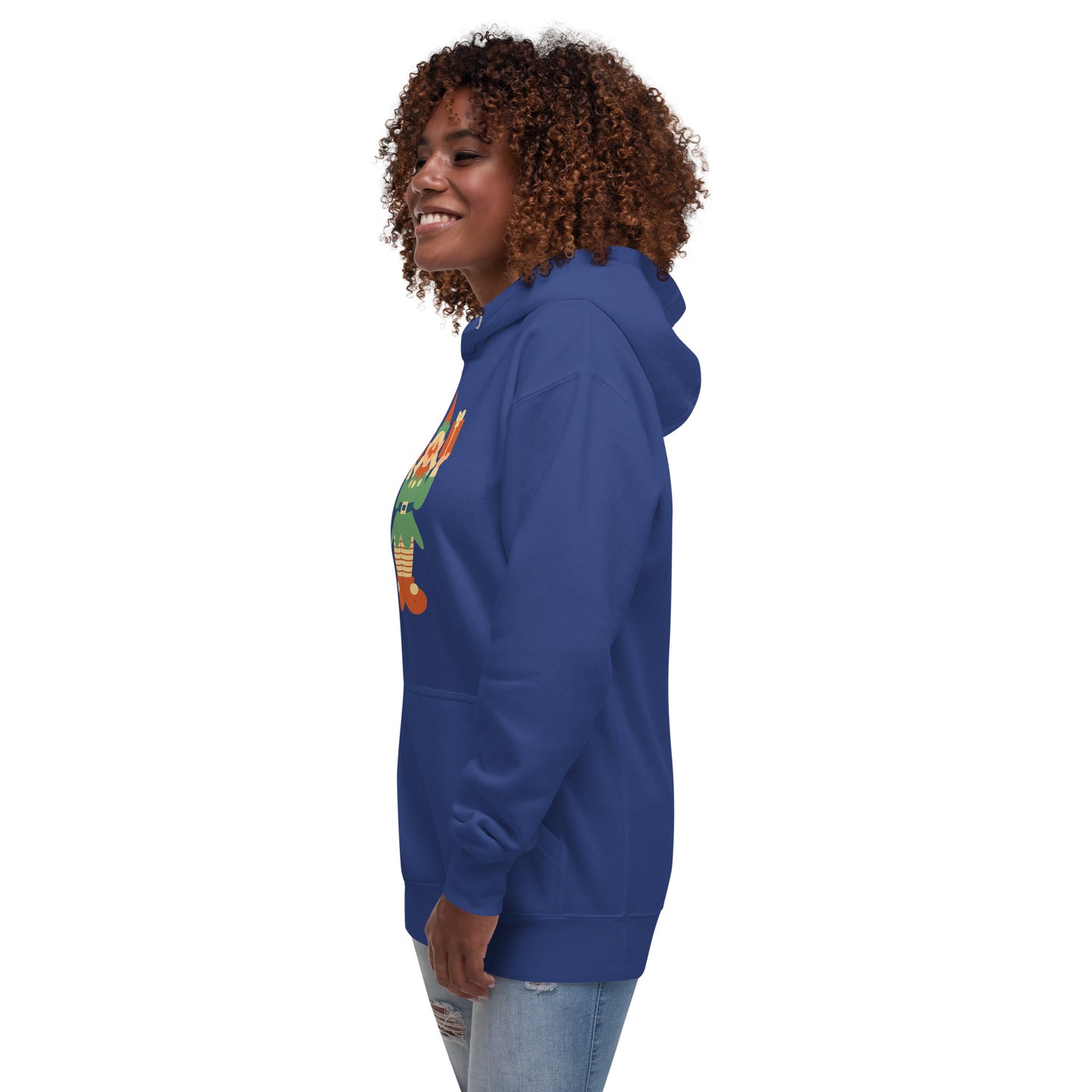 Sweat à Capuche Unisexe - Lutin De Noël