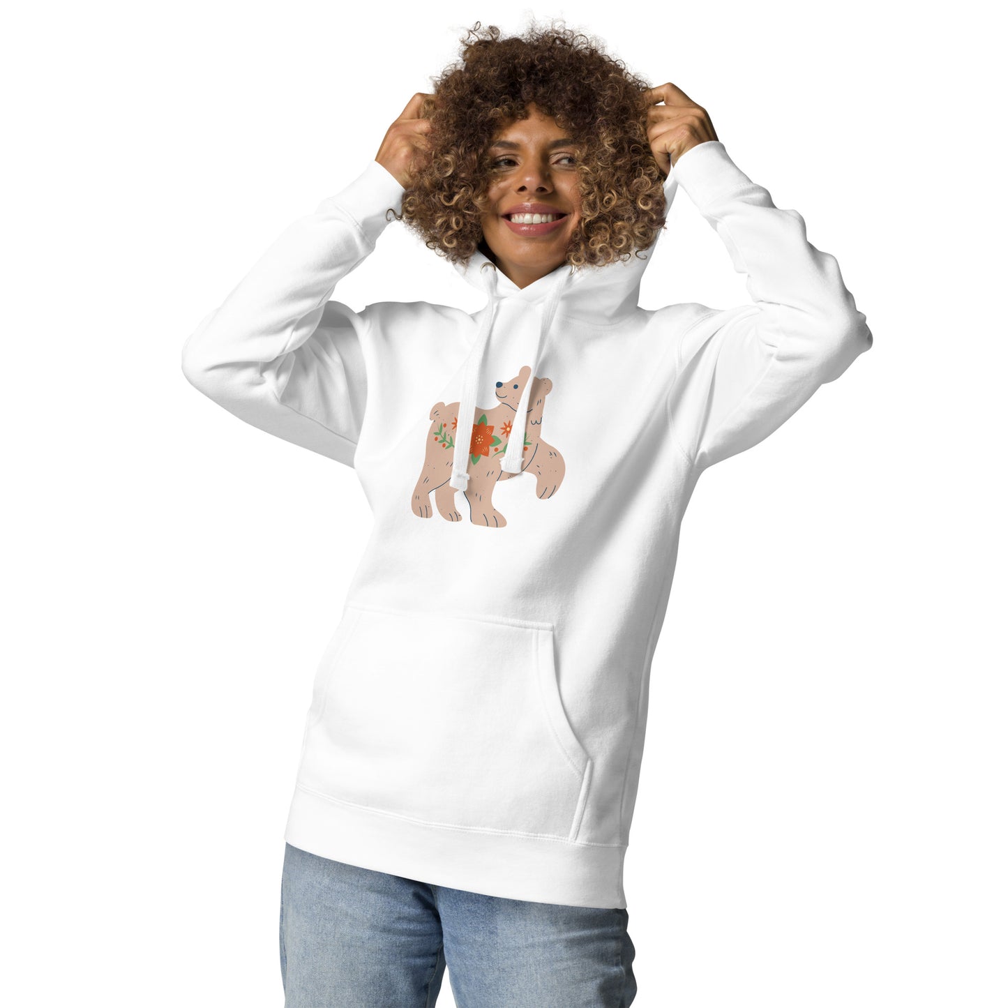 Sweat à Capuche Unisexe - Biche De Noël