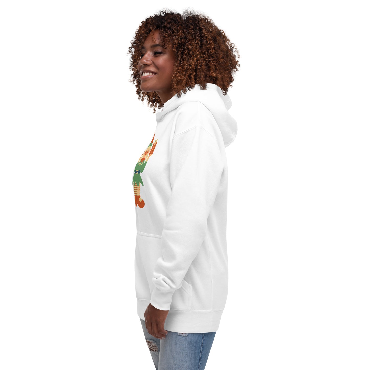 Sweat à Capuche Unisexe - Lutin De Noël