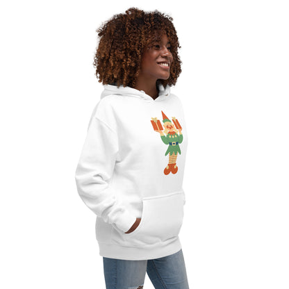Sweat à Capuche Unisexe - Lutin De Noël