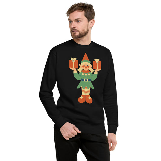 Sweatshirt premium unisexe - Lutin De Noël