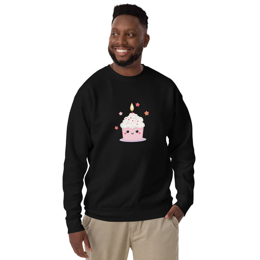Sweatshirt premium unisexe - Cupcake Licorne