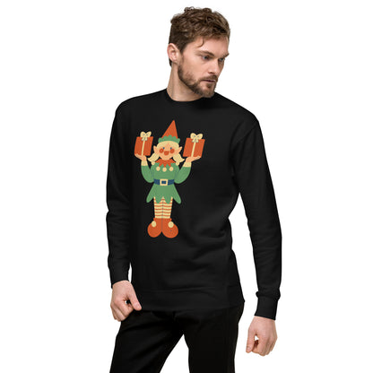 Sweatshirt premium unisexe - Lutin De Noël