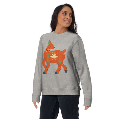 Sweatshirt premium unisexe - Cerf de Noël