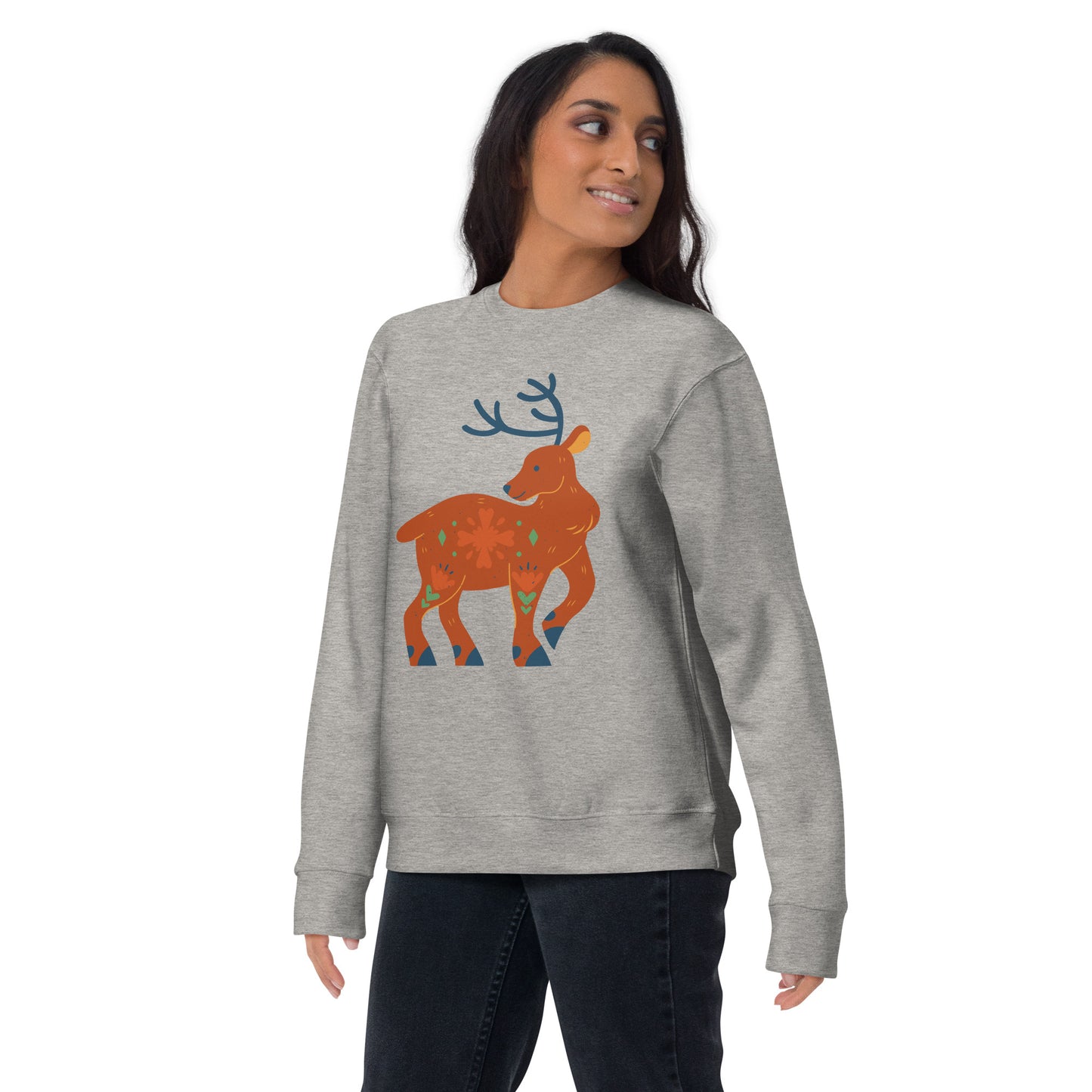Sweatshirt premium unisexe - Cerf De Noël