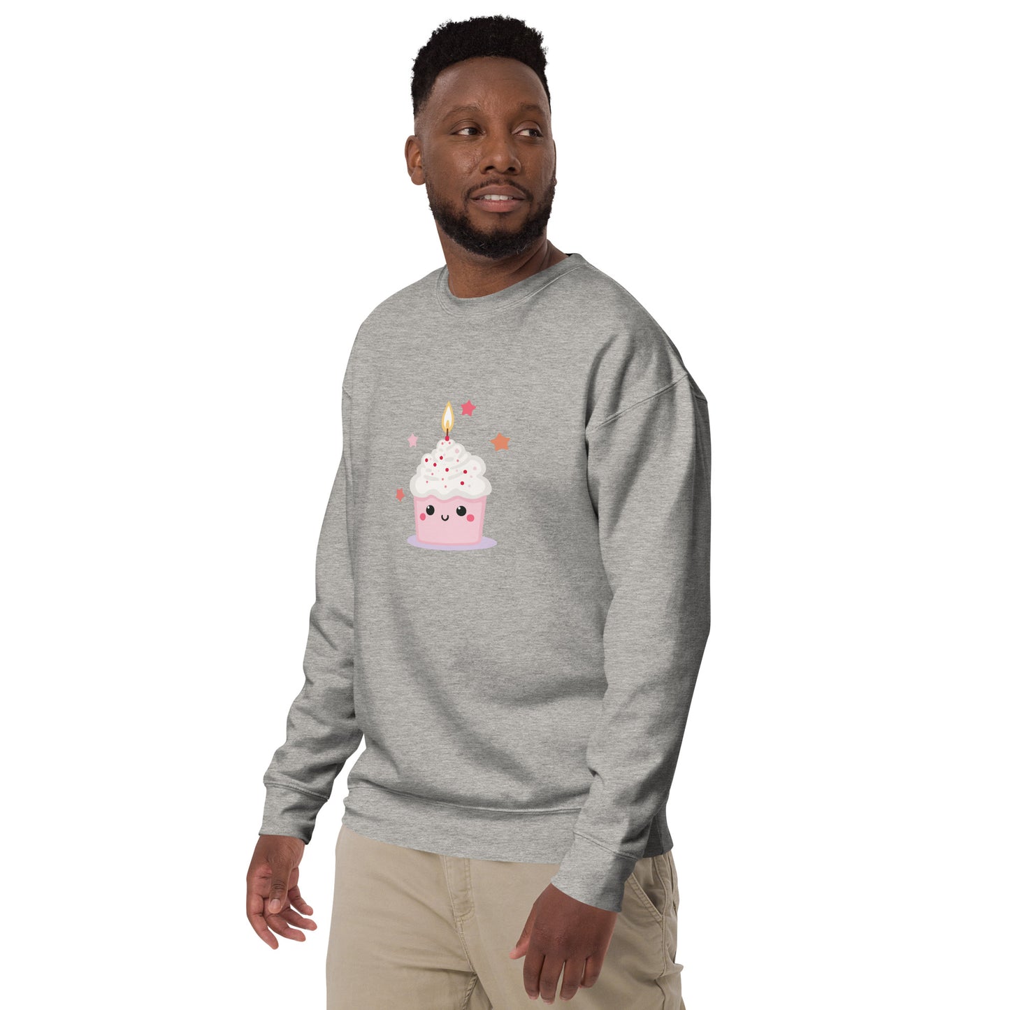 Sweatshirt premium unisexe - Cupcake Licorne