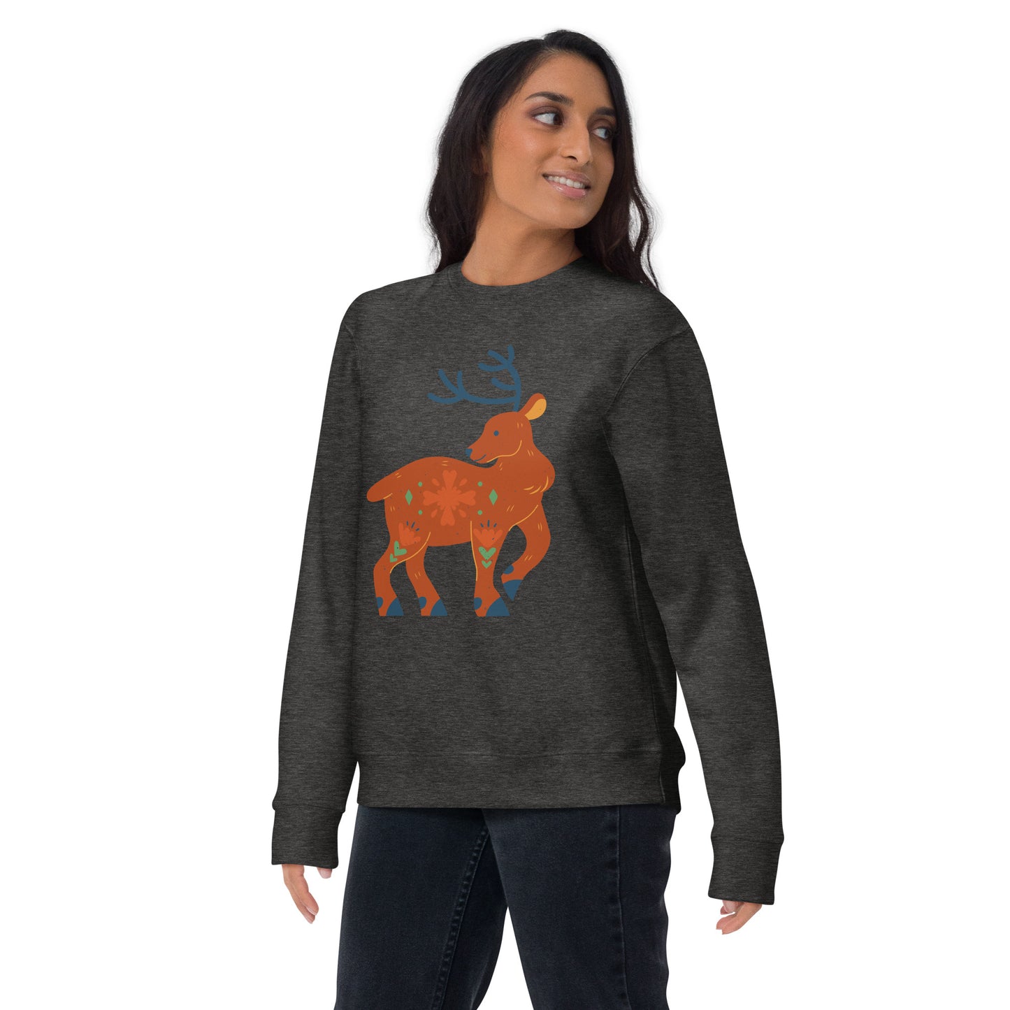 Sweatshirt premium unisexe - Cerf De Noël