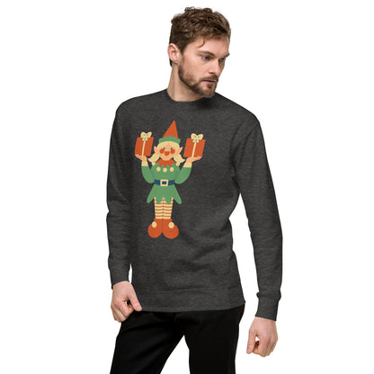 Sweatshirt premium unisexe - Lutin De Noël
