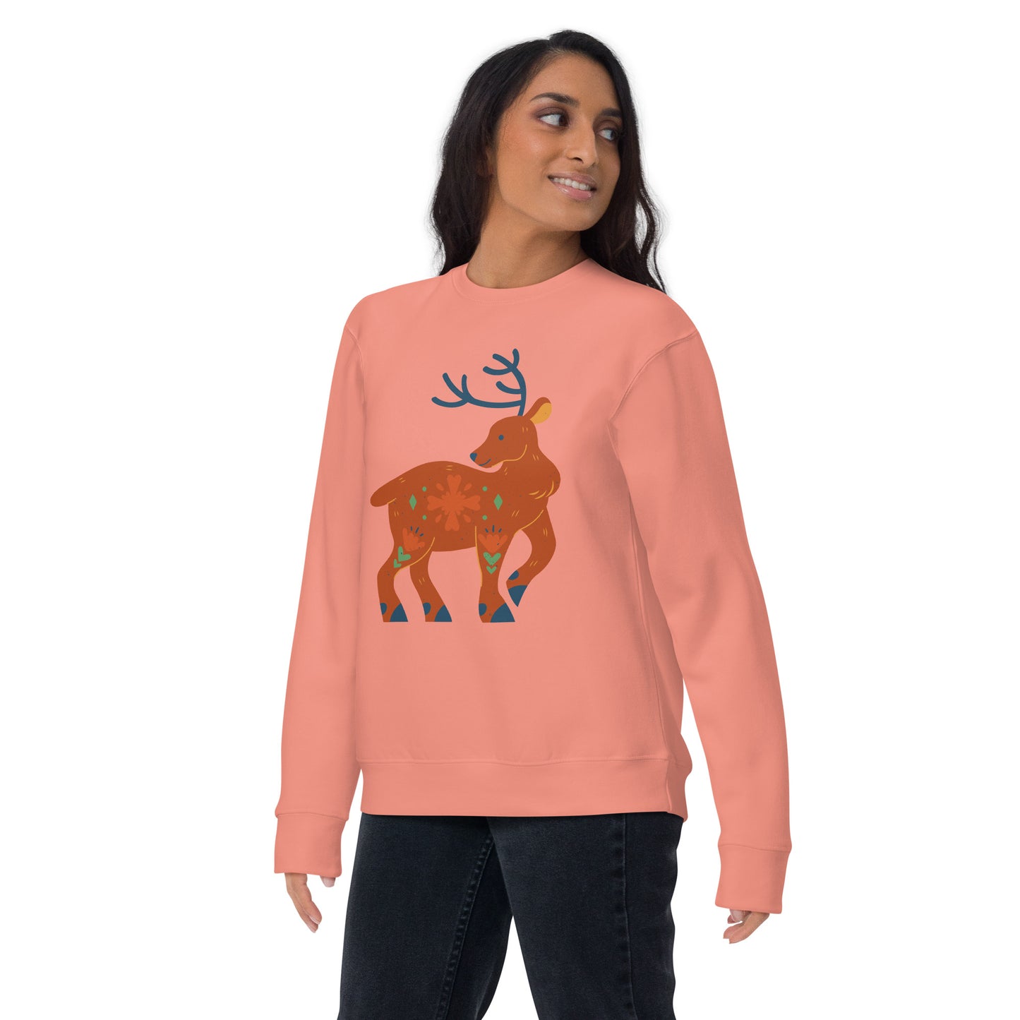 Sweatshirt premium unisexe - Cerf De Noël