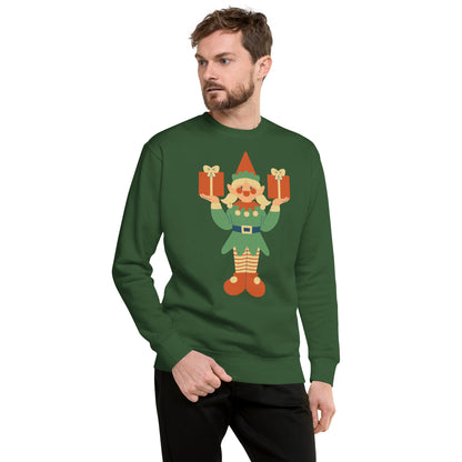 Sweatshirt premium unisexe - Lutin De Noël