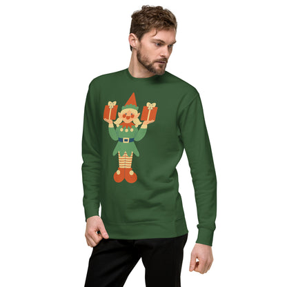 Sweatshirt premium unisexe - Lutin De Noël
