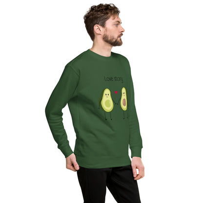 Sweatshirt premium unisexe - Avocado Couple