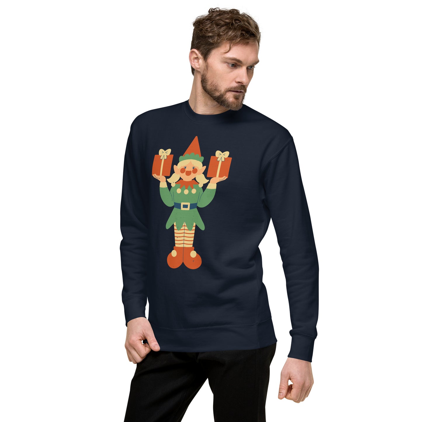 Sweatshirt premium unisexe - Lutin De Noël