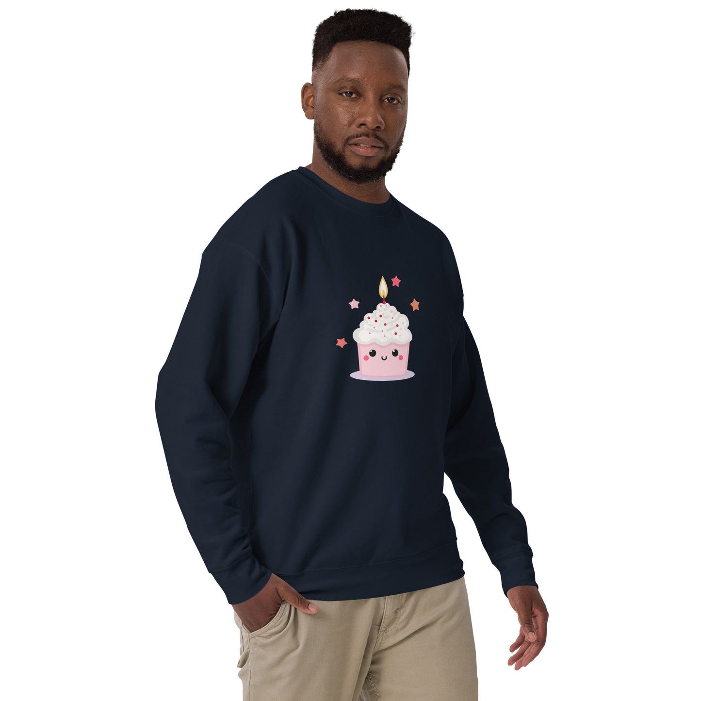 Sweatshirt premium unisexe - Cupcake Licorne